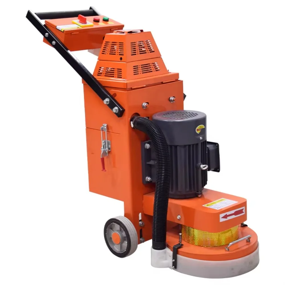 Dust-Free Epoxy Floor Grinder, Concrete Terrazzo Marble Polishing Machine, 220V/380V Industrial Floor Grinding Equipment