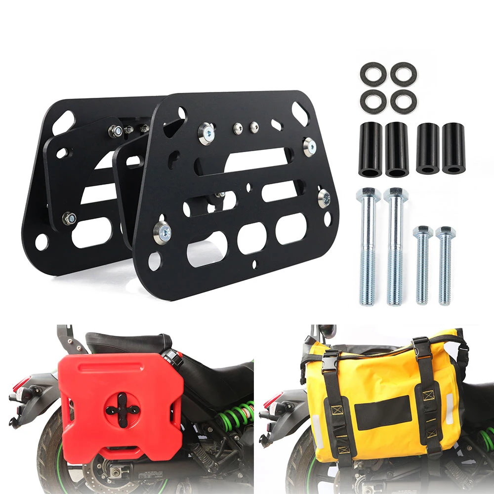 Apto para kawasaki vulcan s vulcan 650 s vulcan s vn650 2015-2025 motocicleta alforje barras de apoio suportes laterais pannier cremalheiras