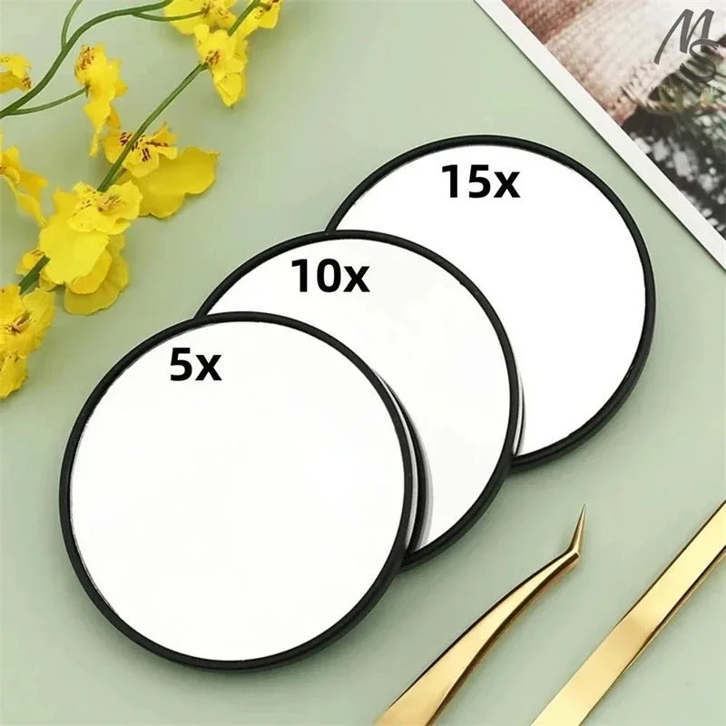 Mini 5x/10x/15x Magnification Mirror Home with Suction Cup Round Blackhead Magnifying Mirror High Quality Makeup Mirror