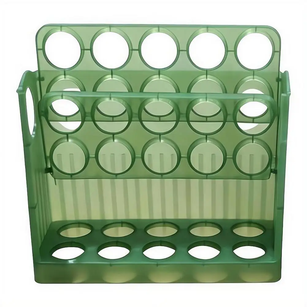 Egg Tray Three Layer Egg Storage Box Organizer Rack Container Automatic Flip Special Egg Storage Kitchen Accessories ﻿