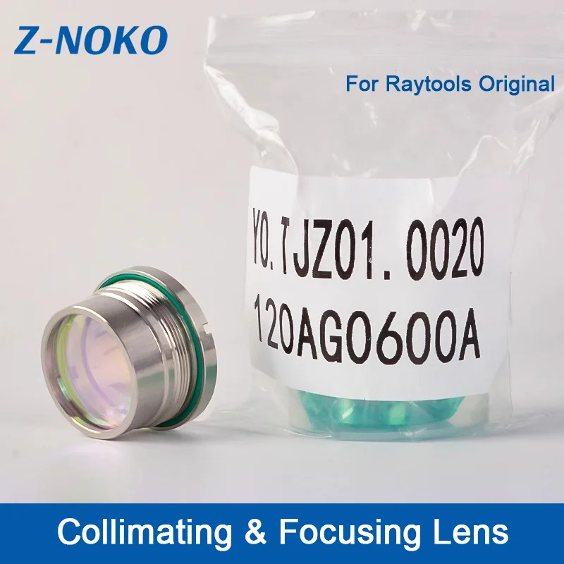 ZNOKO Raytools Original Focus & Collimator Lens BM111 BT240 D30 With Holder For Raytools BM111 BT240 Fiber Laser Cutting Head