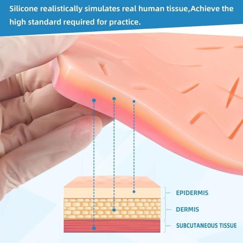 Y2GD Surgical Suture Training Model With 26 Wound Realistic Skin Texture For Student