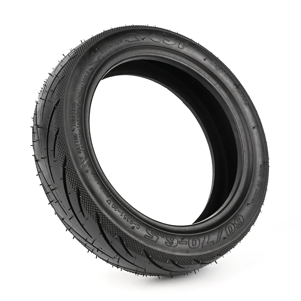 1pc 60/70-6.5 Rubber Scooter Tubeless Tyre 10inch Electric Bike Tyre Tubeless Tires For Ninebot Max G30 E-bike Cycling Parts