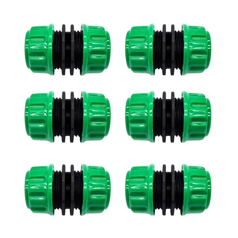 6Pcs Hose Repair Connector Extender for Join 1/2 Inch Garden Hose Pipe Quick Repair Connection Garden Hose