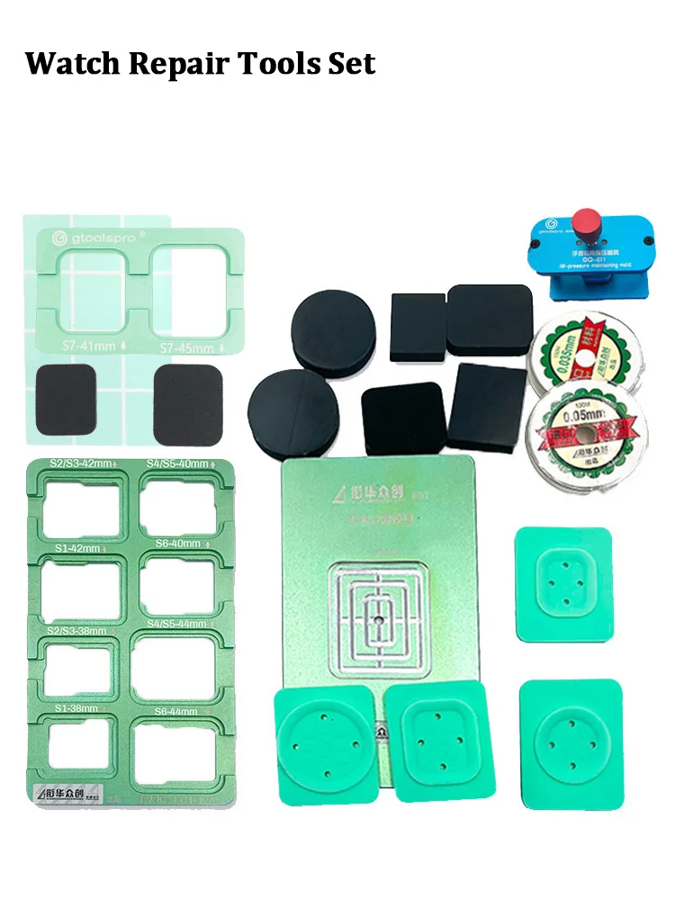 Novecel Alignment Position Mold+Separator Lamination Pad For Apple Watch S9 S2 S3 S4 S5 S6 S7 S8 LCD Screen Glass Repair Tools