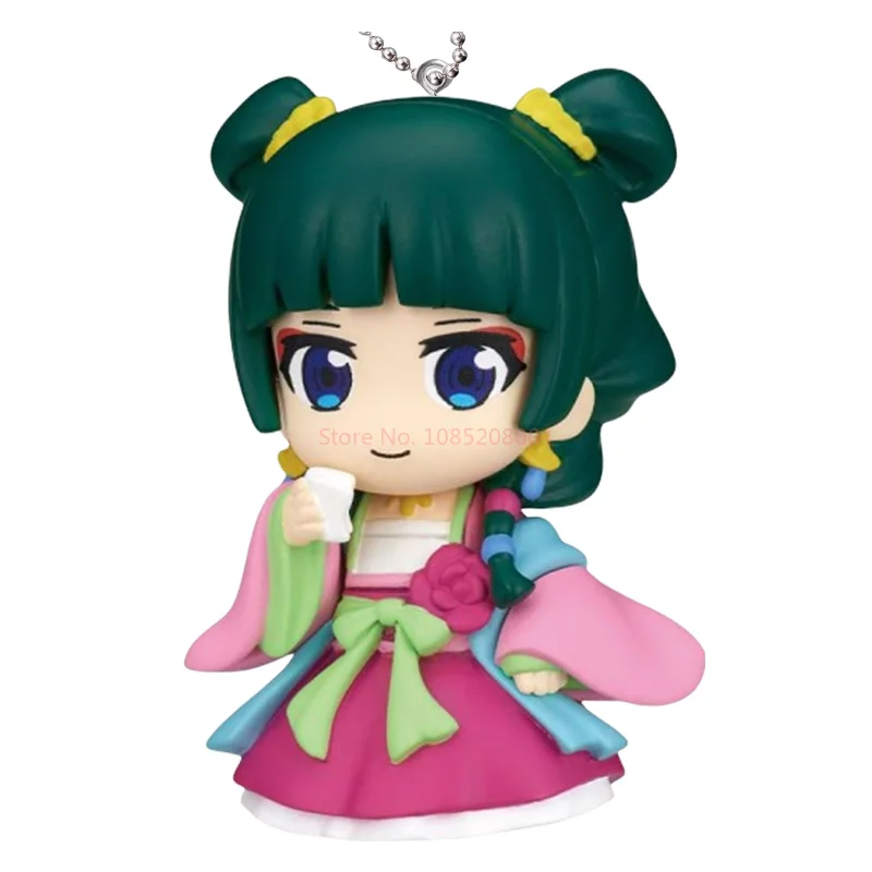 New Genuine The Apothecary Diaries  Maomao Twisted Egg Model Ornament Toy Capsule Toys Surrounding Backpack Pendant Gift