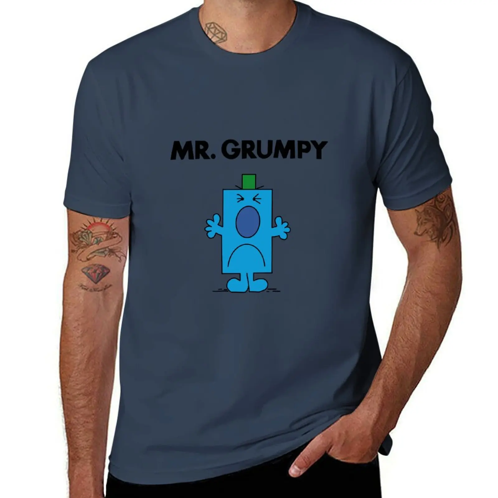 

Mr. Grumpy T-Shirt man t shirt cotton t shirts for man slim fit t shirt man cotton T-Shirt