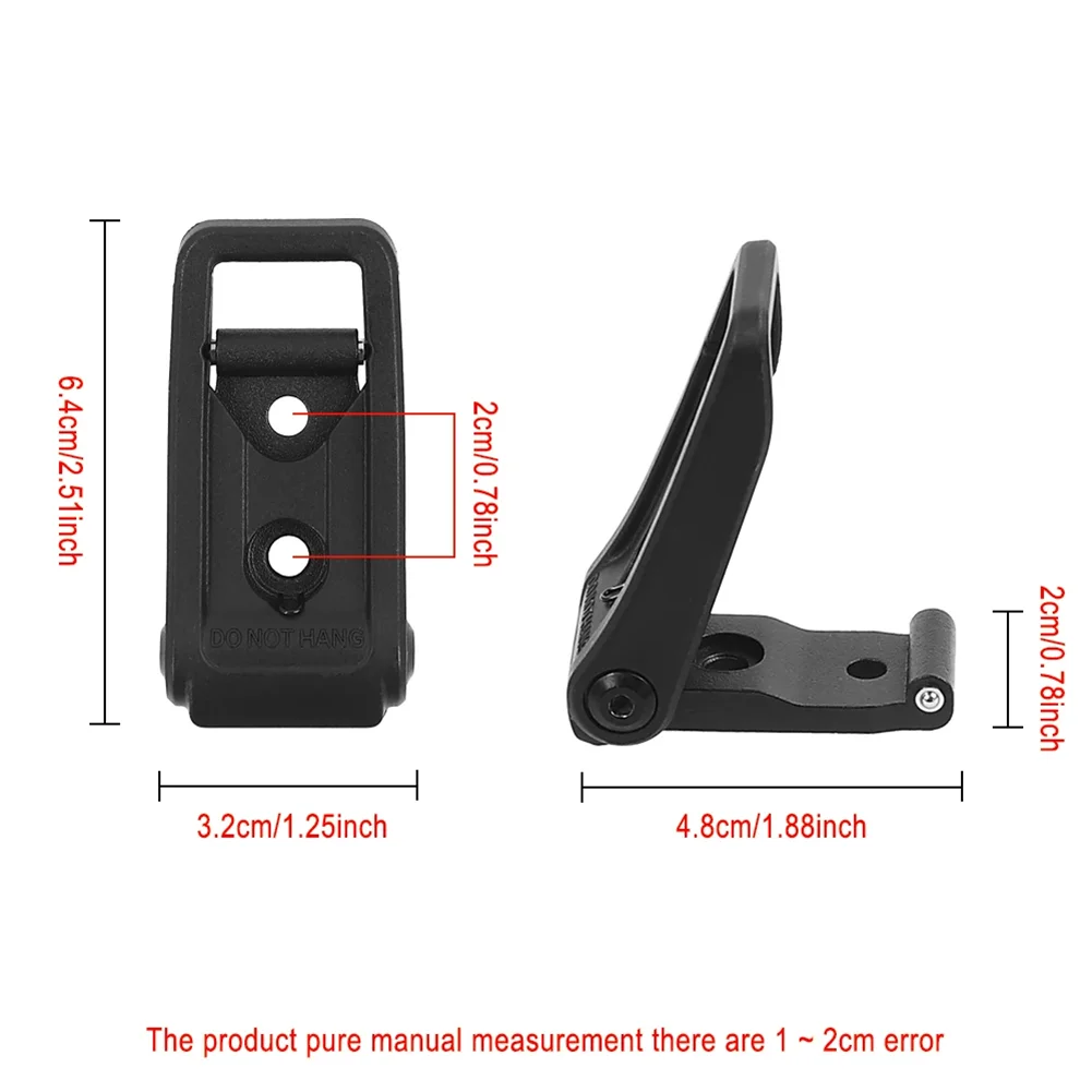 

Hanging Ring Scooter Parts for Ninebot F3 F3 Pro Max G3 Electric Scooter Folding Hook Sturdy Aluminum Alloy Attachment