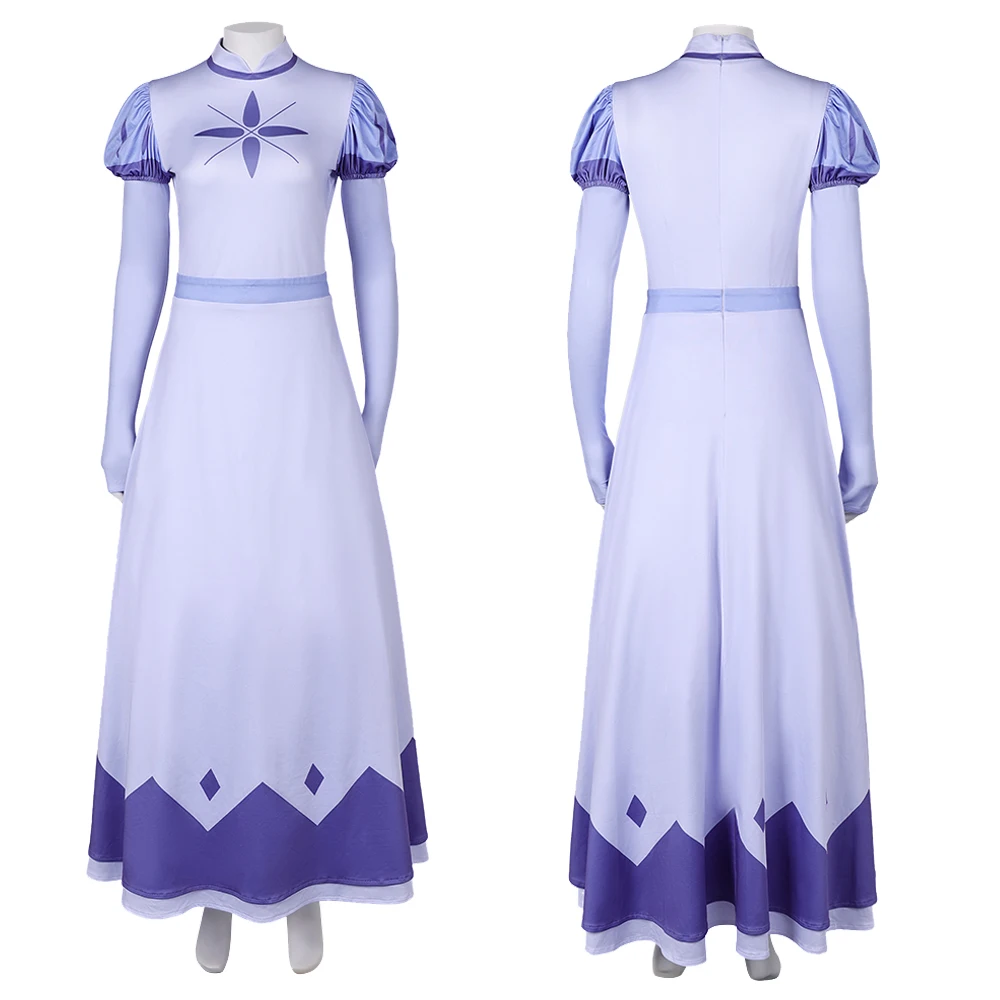 Emily Cosplay vestido roxo para mulheres, roupas Halloween, roupas Halloween, disfarce, inferno, coceira, adulto