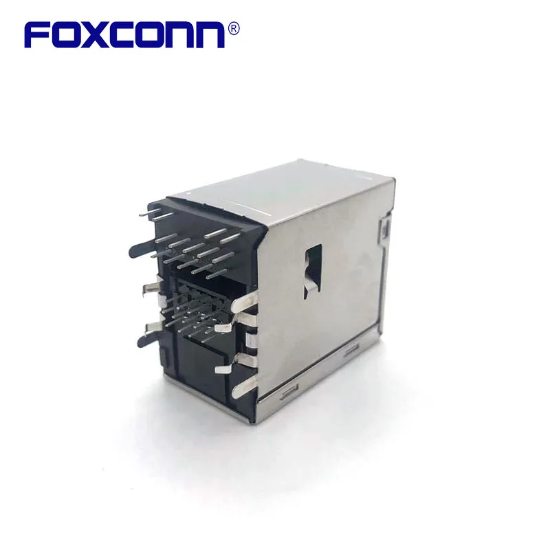 Foxconn JFM38U11-B319-4F RJ45+USB2.03.0 GIGABIT FILTER TWO-COLOR LAMP