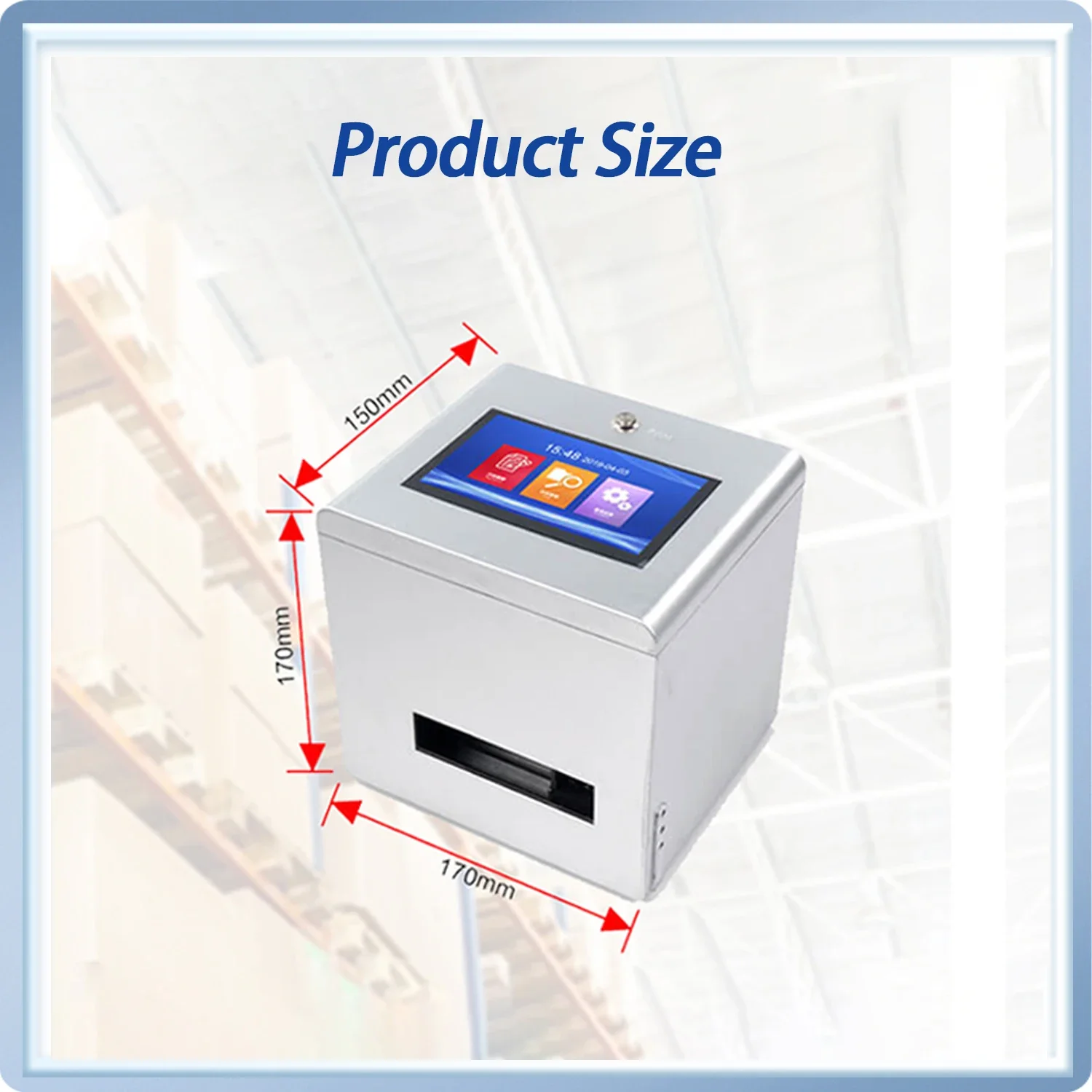 DCODE DO1 12.7mm/25.4mm Thermal Inkjet Printer QR Barcode Batch Number Image Date Number Logo Expiry Date Desktop Inkjet Printer