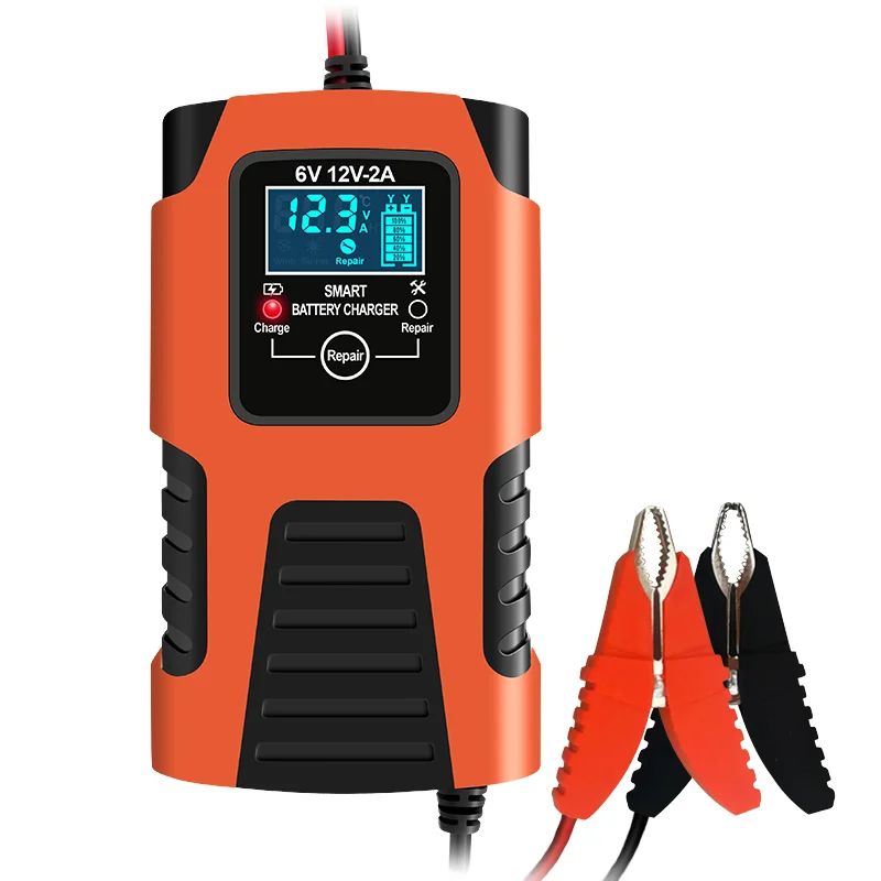 

Universal 6V 12V 2A Car Battery Charger Smart General Trickle Lead Acid Charger for Motorcycle Toy Car Battery Charger 6V 12V 2A