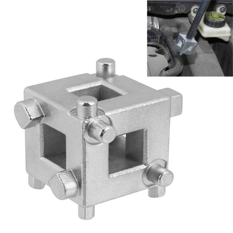 

Car Disc Rear Brake Piston Caliper Tool Wind Back Cube 3/8"Drive Caliper Adaptor