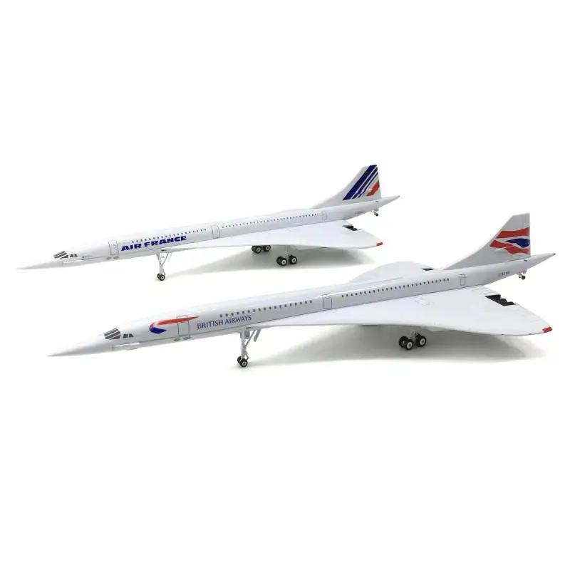 1: 200 Supersonic Concorde Airliner Simulated Alloy Passenger Aircraft Model Series Collect Ornaments