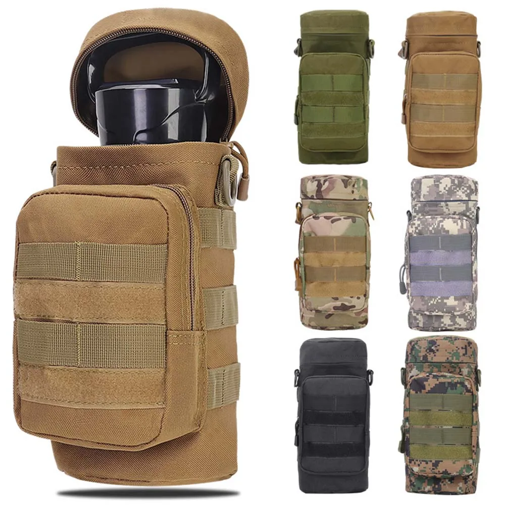 Tactical Molle Water Bottle Bag Pouch Holder Outdoor Travel 