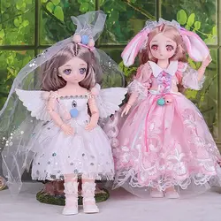 DIY Dress Up 30cm Dolls Clothes High Quality Fashion Doll Princess Dress Cute New Design 1/6 Dress Up Doll DIY Clothes