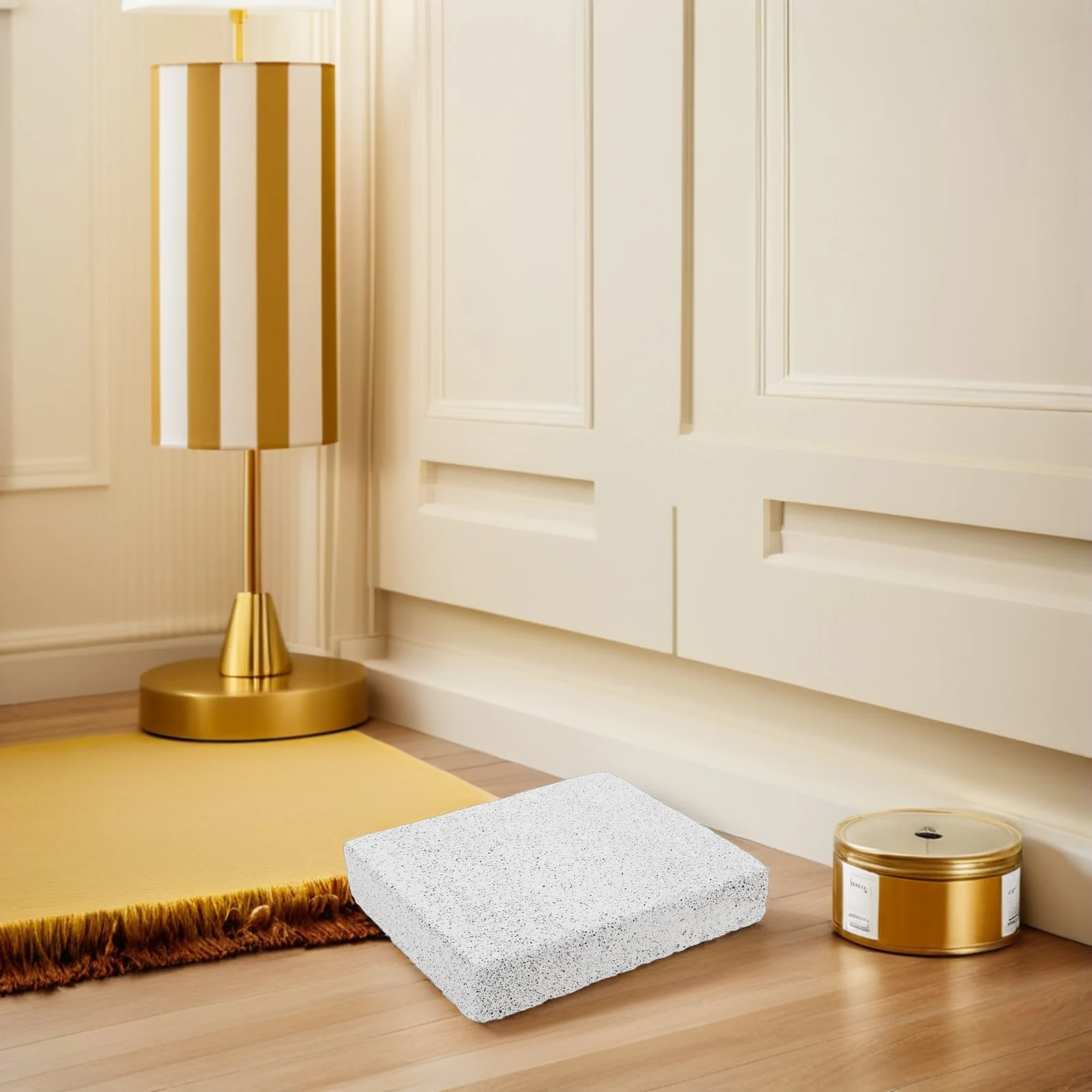 لوح خدش للحيوانات الأليفة الصغيرة مصنوع من الحجر البركاني المسامي ملف مخلب طبيعي للأرانب خنازير غينيا شينشيلا القنافذ الأثاث