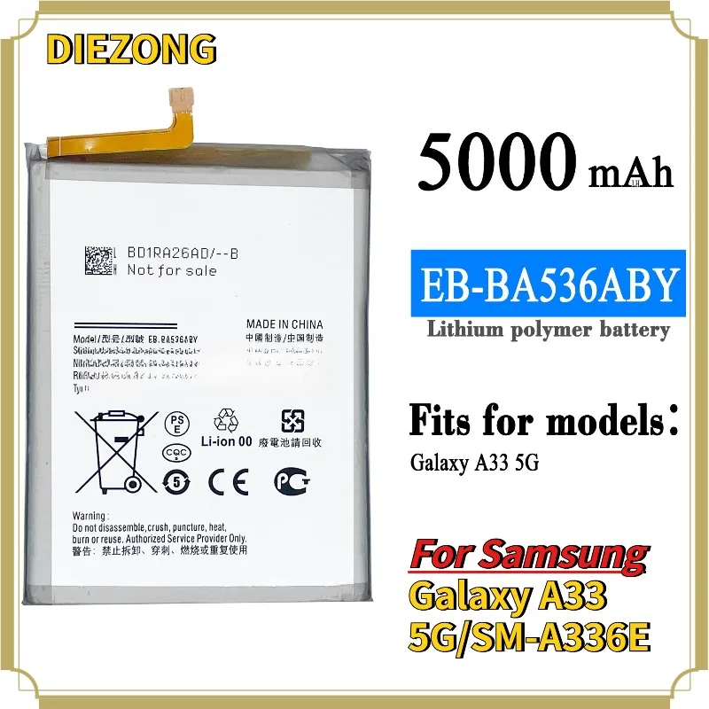 

Fast Shipping Suitable For Samsung Galaxy A33 5G/SM-A336E mobile phone battery EB-BA536ABY