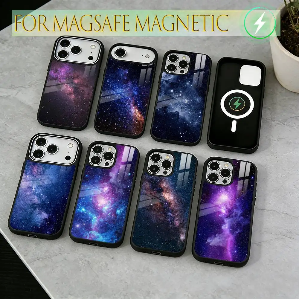 

Starscape Phone Case For iPhone17,16,15,14,13,12,11 Plus,Pro Magnetic with Magsafe Wireless Charging