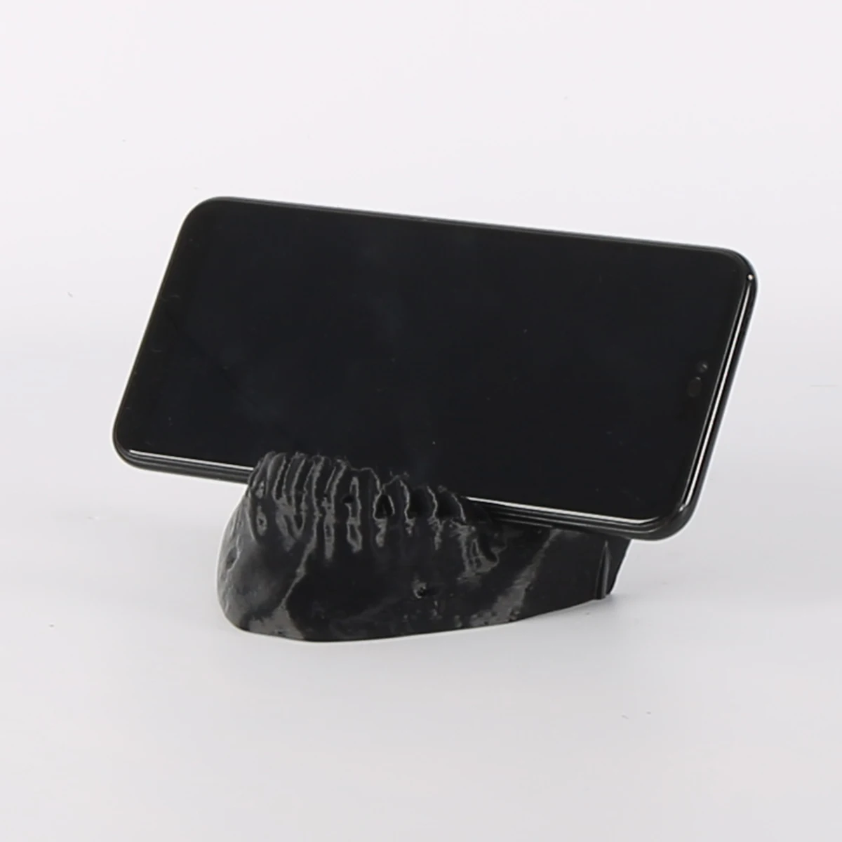 

Цельный держатель для мобильного телефона в готическом стиле с черепом, настольный орнамент в готическом стиле, логотип с черепом, аксессуары на тему Хэллоуина