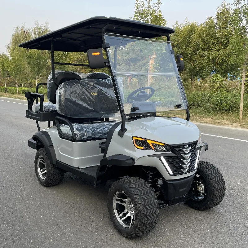 High-Quality 4-Seater Electric Golf Off-Road Hunting Vehicle With Four-Wheel Disc Brakes & MacPherson Independent Suspension