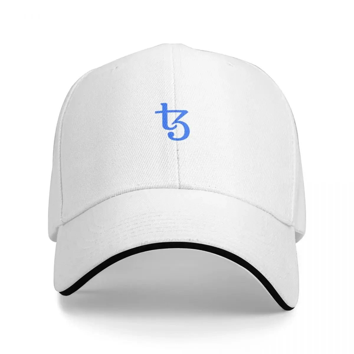 Tezos XTZ Cryptocurrency Crypto Trader Gift White Long Sleeve T-Shirt Cap Baseball Cap hat man for the sun Hat women Men's