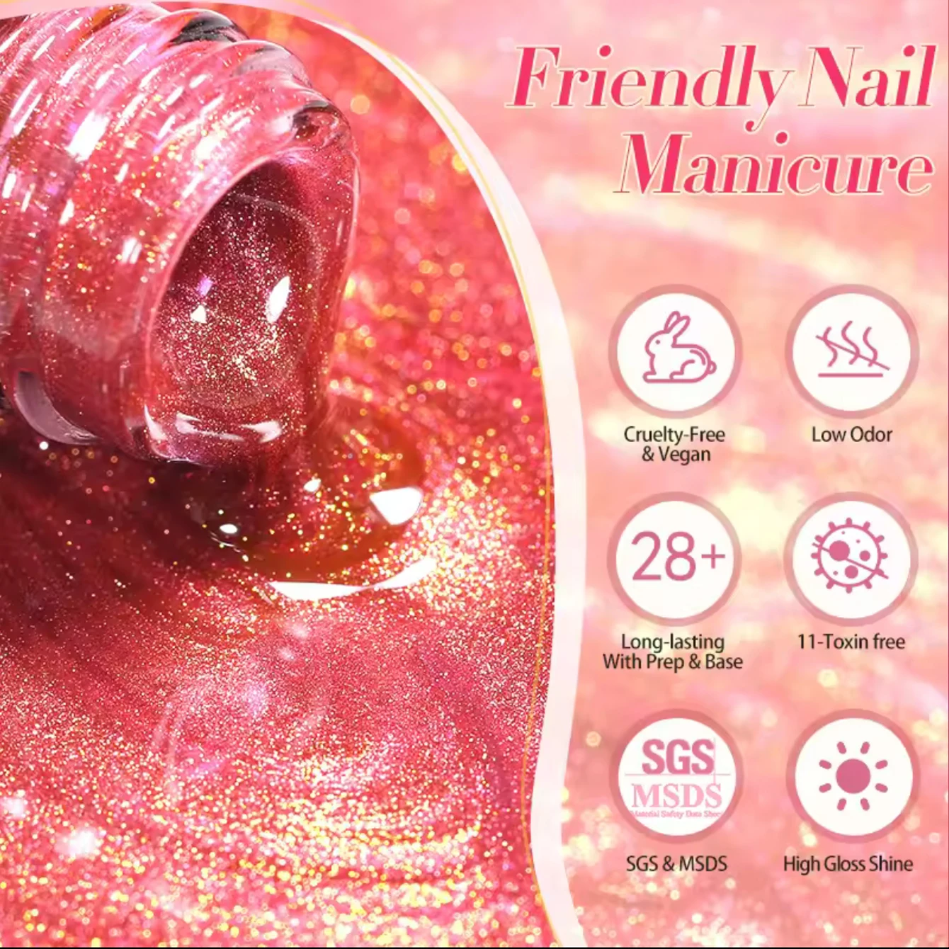 12 مللي 1 قطعة الذهب ضوء الأحمر الزجاج حبة القط العين هلام طلاء الأظافر 2025 جديد هالوين الساخن بيع شعبية تبييض مسمار الغراء