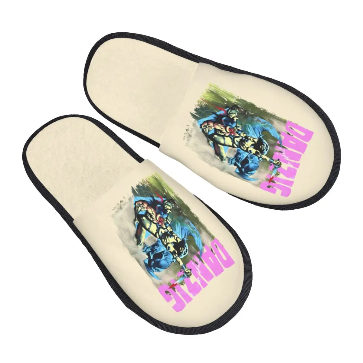 

Custom Danzigs Comfy Scuff With Memory Foam Slippers Women Heavy Metal Rock Band Gothic Hotel House Shoes