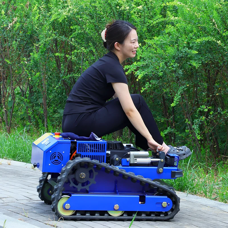 Customized all-terrain zero-turn remote-controlled lawn mower, four-stroke Euro V emission standard