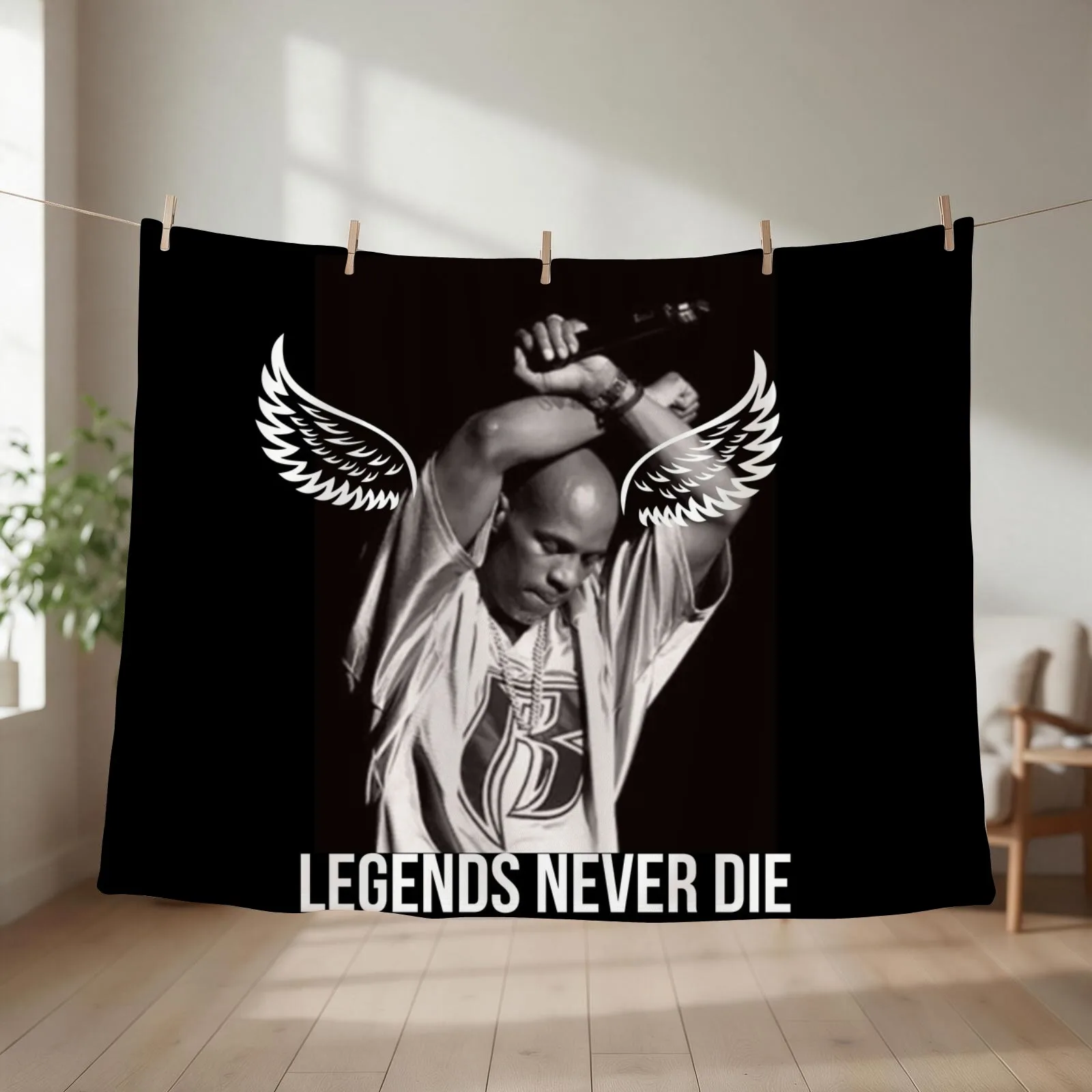 Dmx rapper music tribute Throw Blanket Comforter Weighted Large Luxury St Blankets