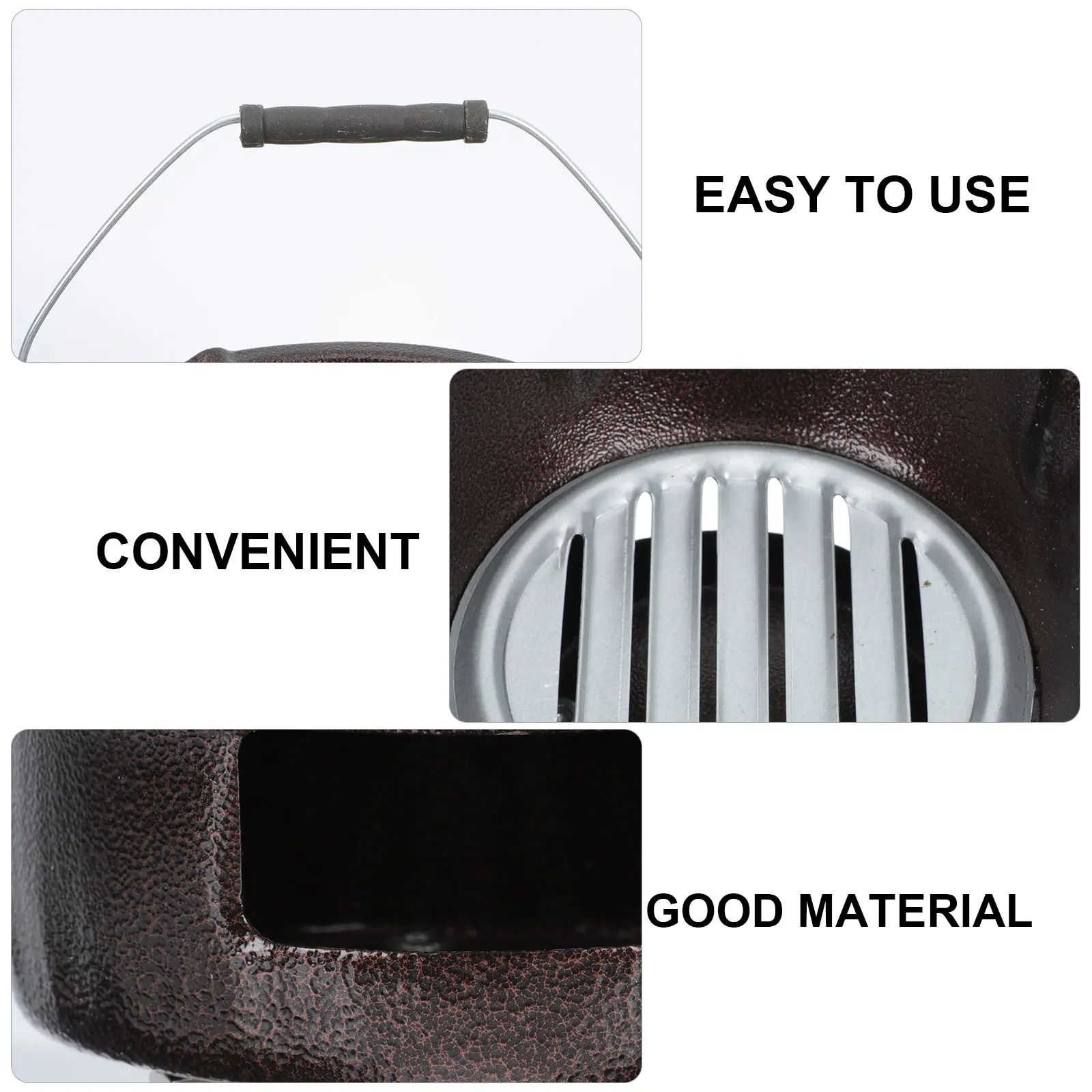 

1Set Charcoal Stove Multi Purpose Durable Iron Bbq Heating Stove Barbecue Grill Outdoor Tool Barbecue Burner Camping Supplies