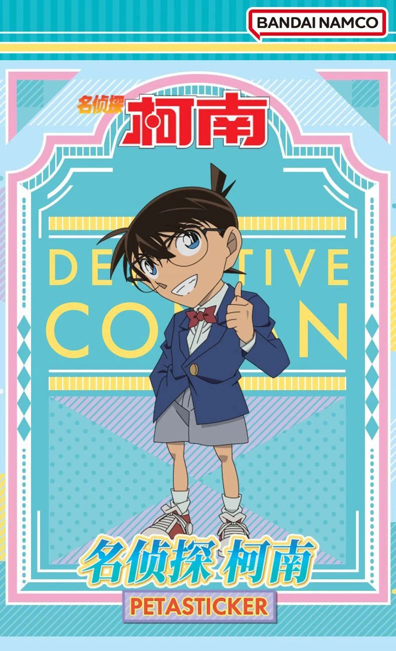 Detective Conan Japanese Anime Characters Peripheral Stickers Cards Detective Conan Stickers Children Birthday Festival Gifts