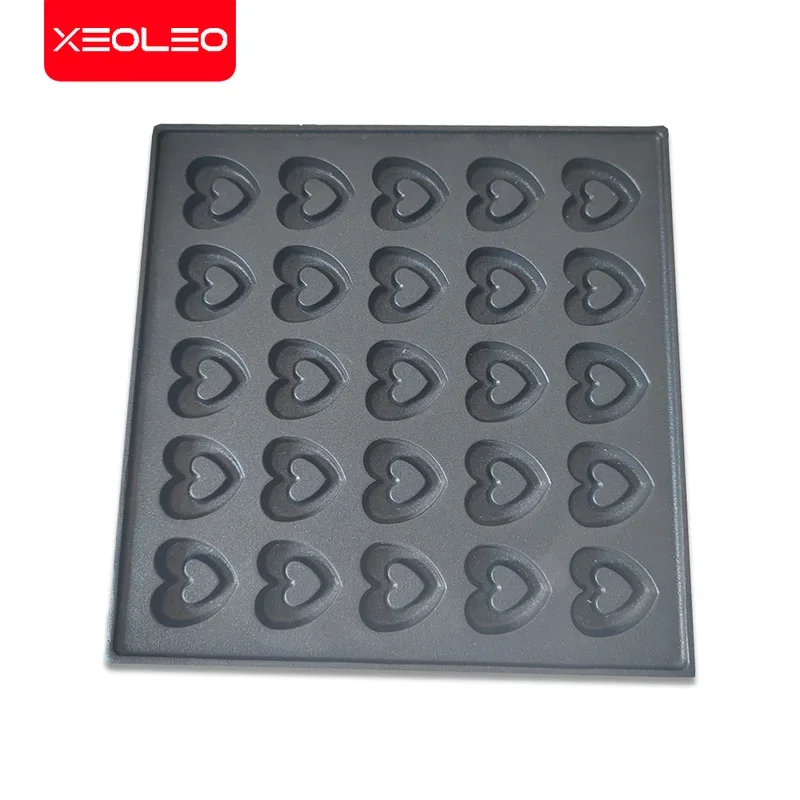 XEOLEO 25 Löcher Mini-Pfannkuchenmaschine Form Pfannkuchen Eisenform