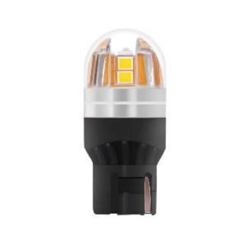 OSRAM T20 Upgrade LED Signal Light 9705Y_Yellow 12V 2.5W W3X16d LEDriving SL Advance LED Car Turn Signal Interior Lamp, Pair