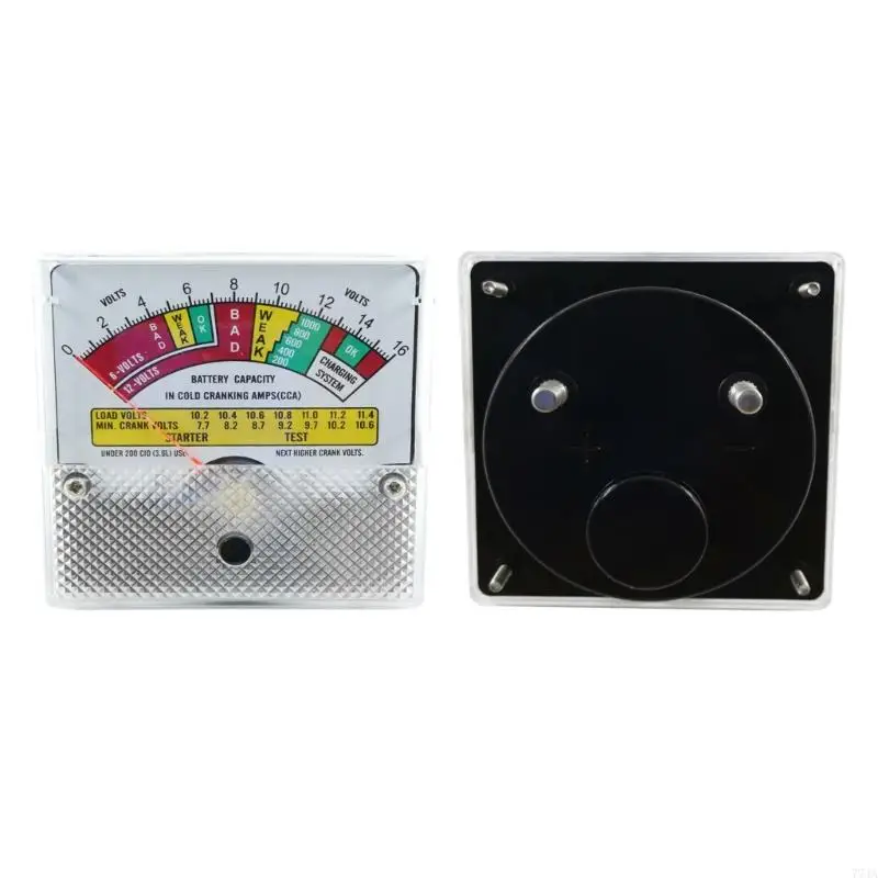 77JA Universal Battery Tester Checker 6V/12V/16V Индикатор емкости Индикатор индикатора мощности