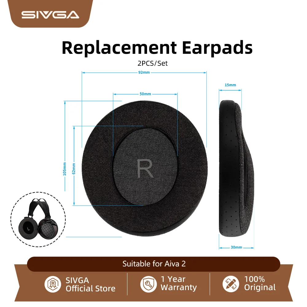 وسادات أذن Sendy Audio Aiva 2 (زوج)