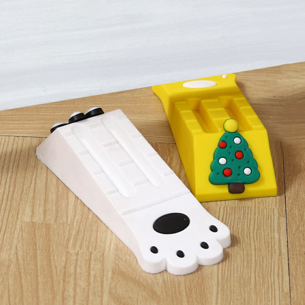 

4pcs Anti-Collision Door Stoppers PVC Floor Stoppers Soft Touch Security Door Stops for Home Office Wood Glass French