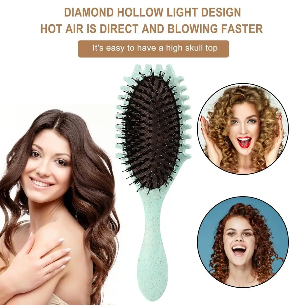 Curl Defining Hair Brush Soft Bristles Scalp Massage Curly Hair Shaping Styling Detangling Comb Women Hairdressing Tool Gadget