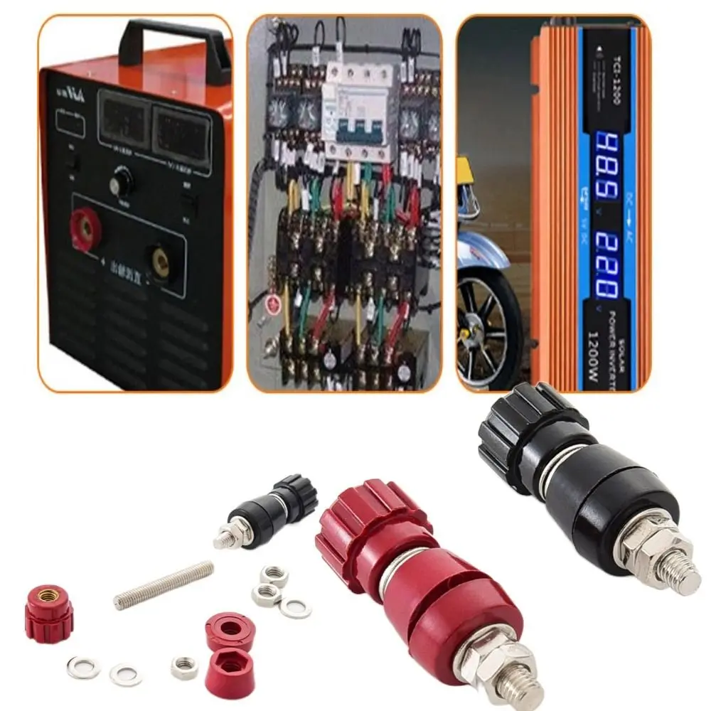 10MM Power Supply Terminals Welding Machine Inverter Copper Posts Terminal Connector Post Connector Terminal Blocks