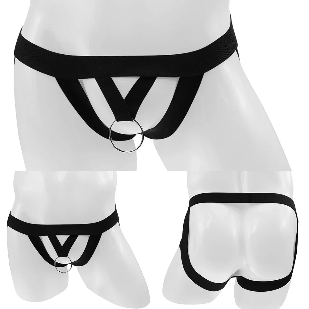 حلقة رجالي مثيرة جي سترينغ بيكيني ثونغ ، سراويل داخلية تي الظهر ، ملابس داخلية ، سروال داخلي فتحة أمامية مفتوحة ، ملابس داخلية عارية الذكري ، سروال داخلي تانغا