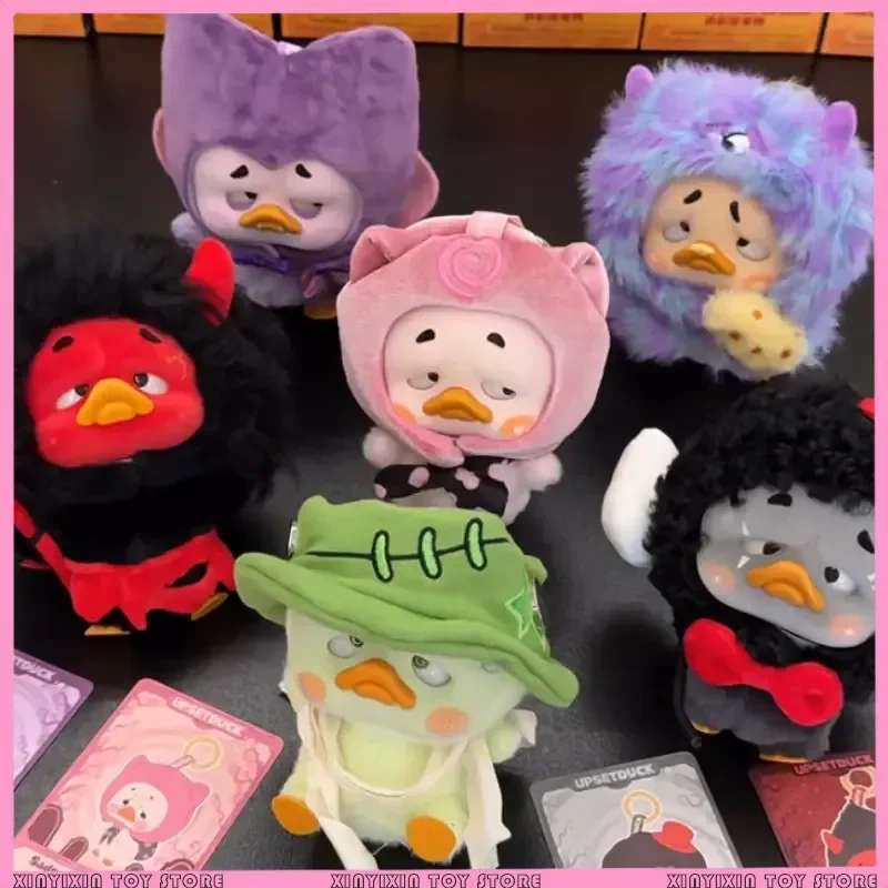 

Upsetduck Colorful Player Duck Series Blind Box Anime Figure Mystery Box Upsetduck Surprise Bag Plush Pendant Keychain Toys Gift