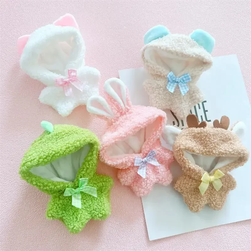 10cm Puppe Kleidung Onesies Kaninchen Bär Dinosaurier Elch Hirsch Bodysuit Plüsch Puppe Zubehör