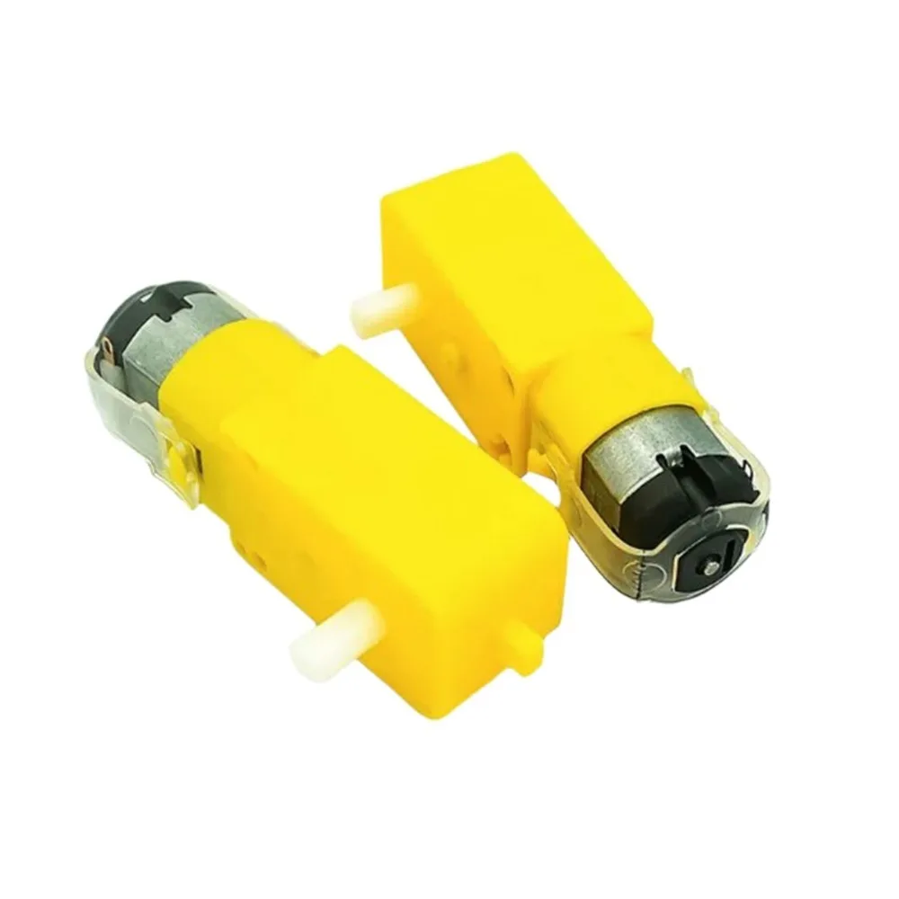 4 Sets Durable Ratio 1:48 TT Motor Dual Shaft DC 3-6V Tire Wheel Kit 200RPM Gearbox Motors for Smart Car Robot