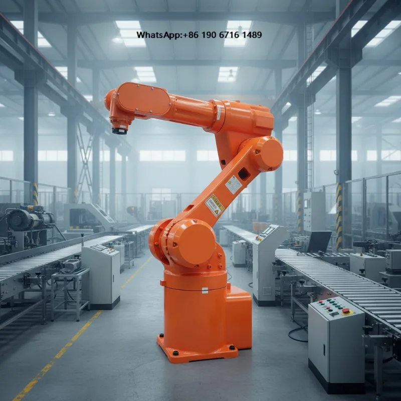 Six-Axis Industrial Robot PLC-controlled Motorized Vision-Guided Robotic Arm Multi-Functional High Precision Low Energy