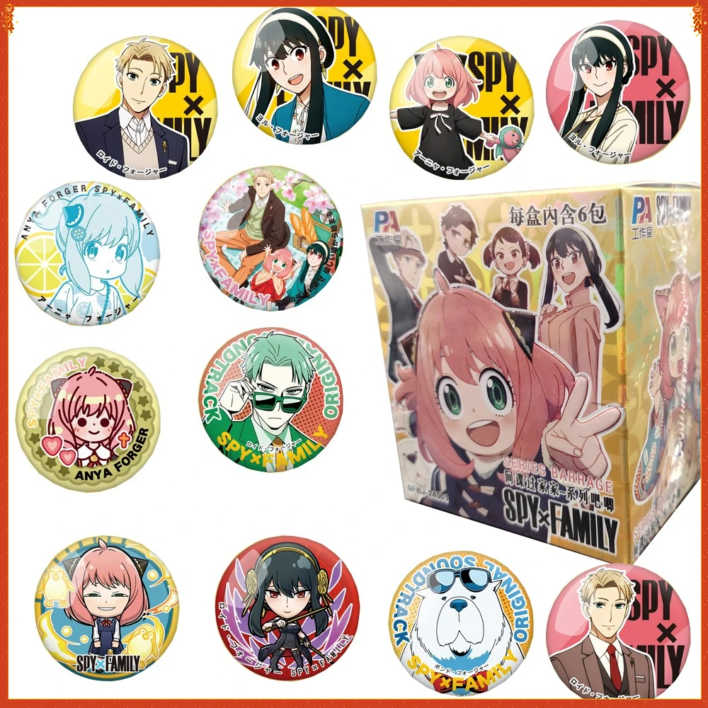 

Classic Popular Anime Children's Collection Badge Fans Love Characters Exquisite Round Brooches for Hat Accessories Kids Gifts