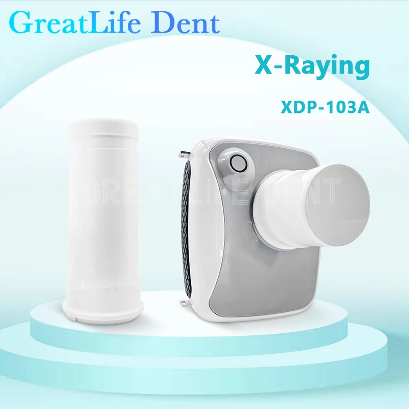 GreatLife Dent Dental Portable X-ray Machine Compatible Digital Radiovisiograph X Ray With Rvg Sensor Film Image