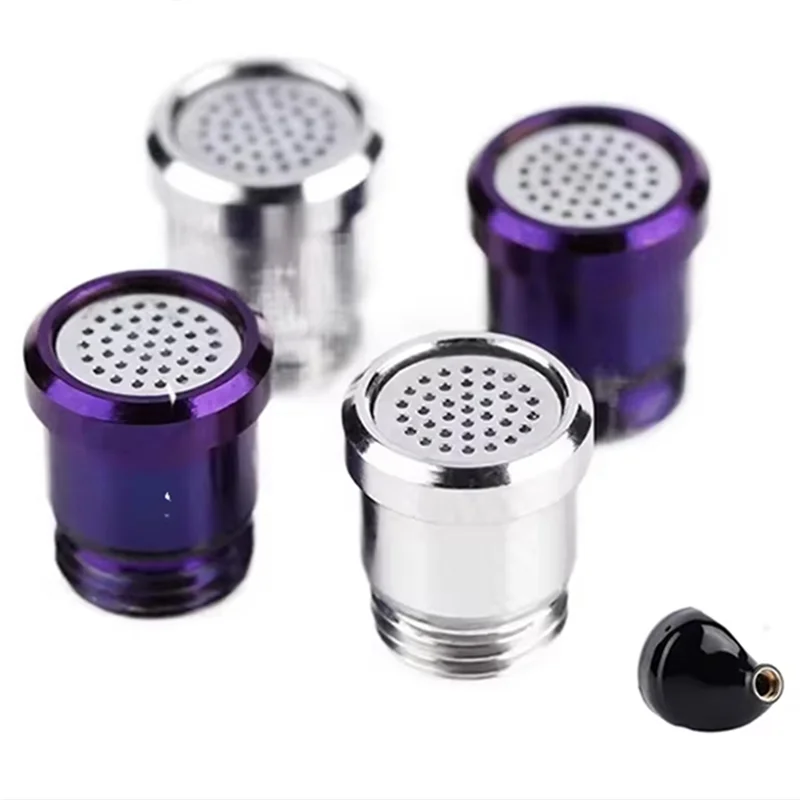ABSY Sound Tuning Acoustic Nozzles M5x0.5 Thread Titanium Alloy/Stainless Steel Interchangeable Earphone Tubes For Nx8 Iems