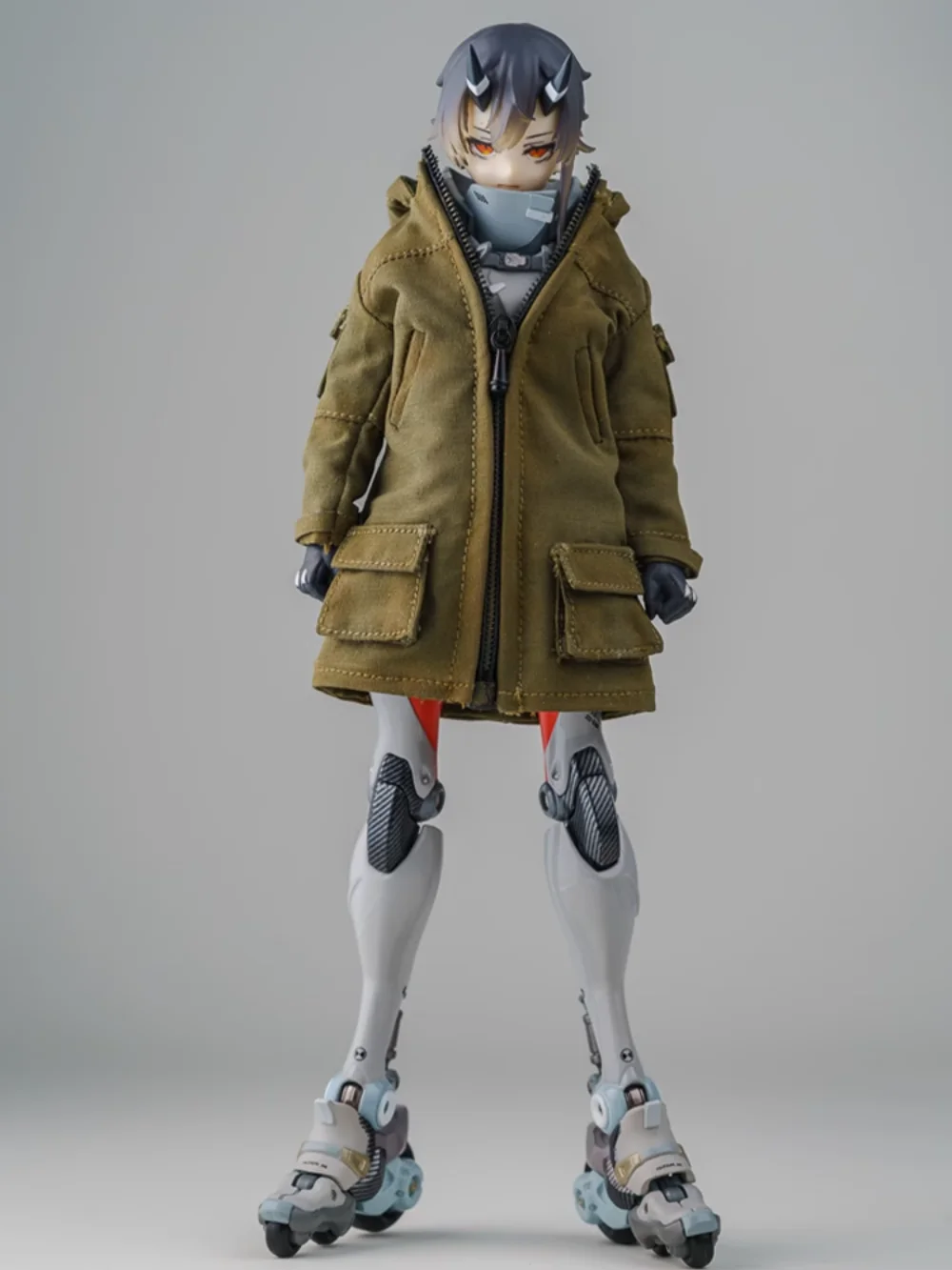 1/12 Scale Female Coat Model for 6'' Gynoid,romankey(no Figure)