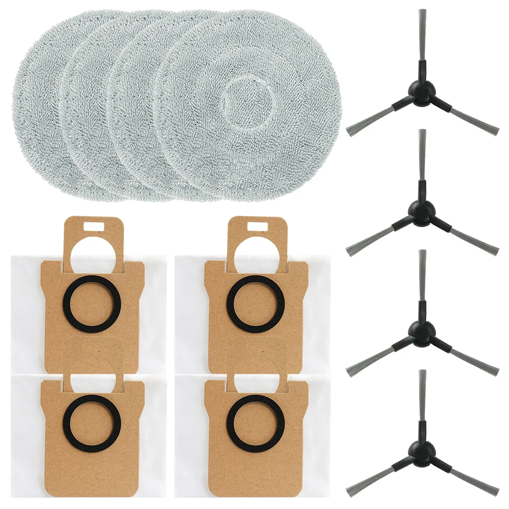 

4/8Sets Vacuum Cleaner Accessory Kit Mop Cloth Dust Bag Side Brush For JONR For P20 PRO Replacement Vacuum Cleaner Accessories