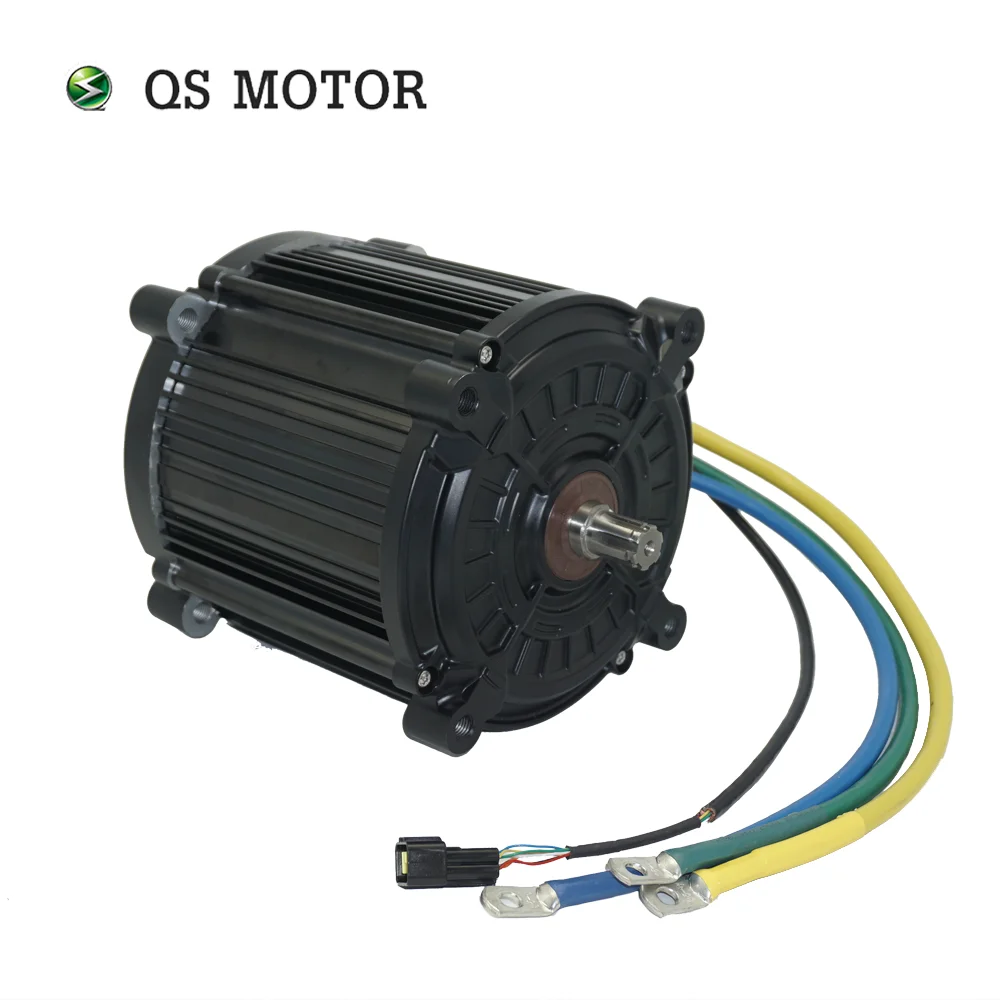 QSMOTOR-Motor de accionamiento medio QS180 para motocicleta eléctrica, controlador con controlador lejano ND721200, 90H, 8000W, 72V, 110KPH